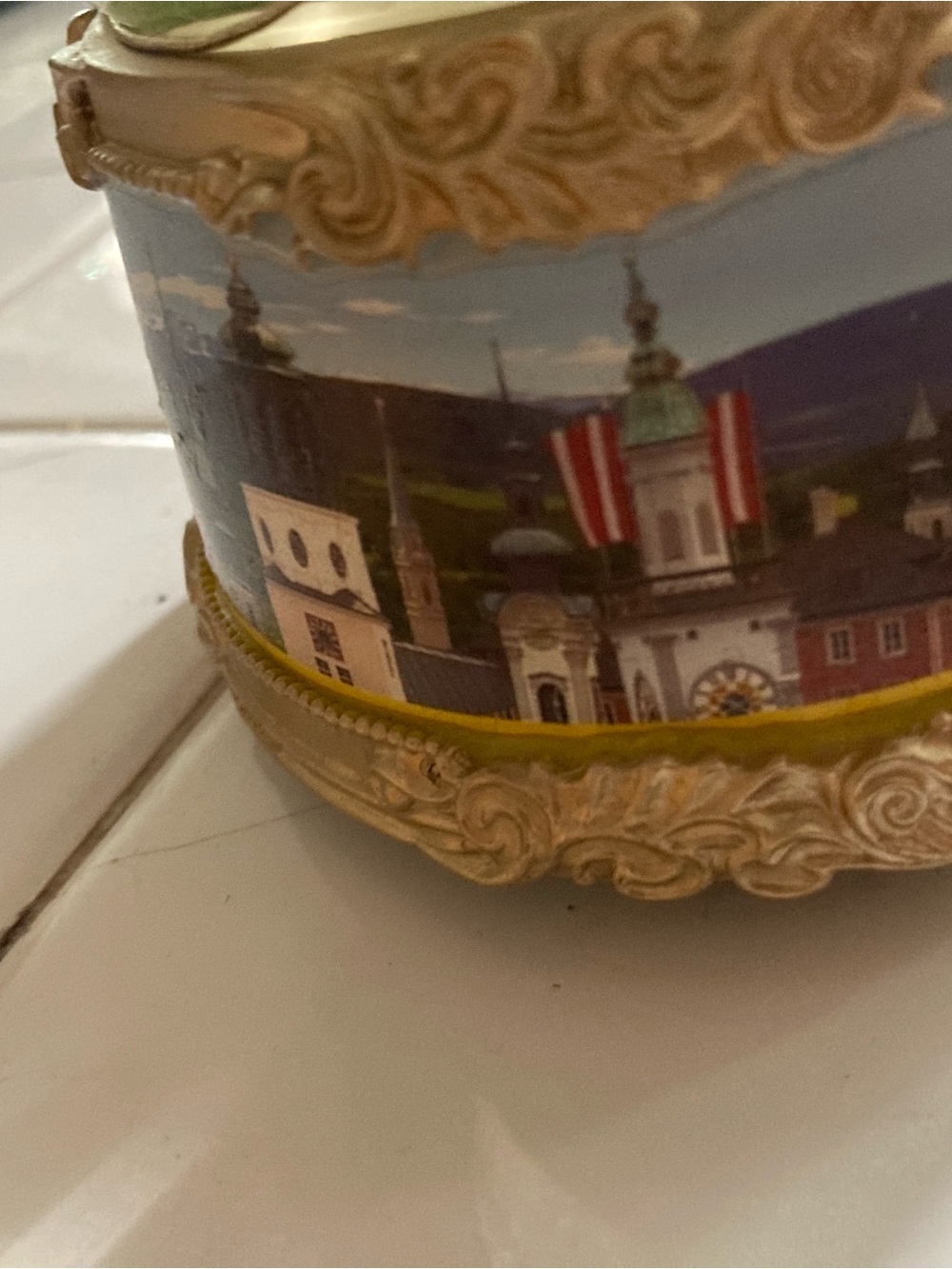 The Sound of Music Branded Snow Globe - White & Gold Accents - Picture 10 of 13